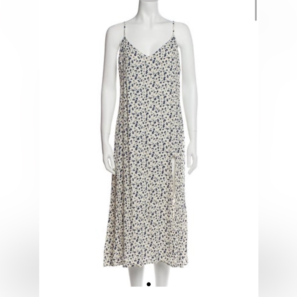 Reformation Floral Spaghetti Strap Dress